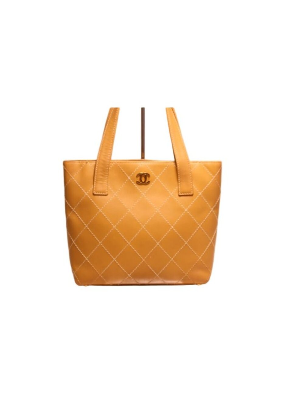 Chanel Wild Stitch Lambskin Tote Bag